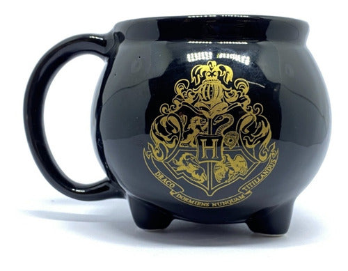 CANECA 3D HARRY POTTER CALDEIRÃO HOGWARTS NERD 500ML