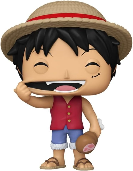 FUNKO POP ONE PIECE - LUFFY COM CARNE