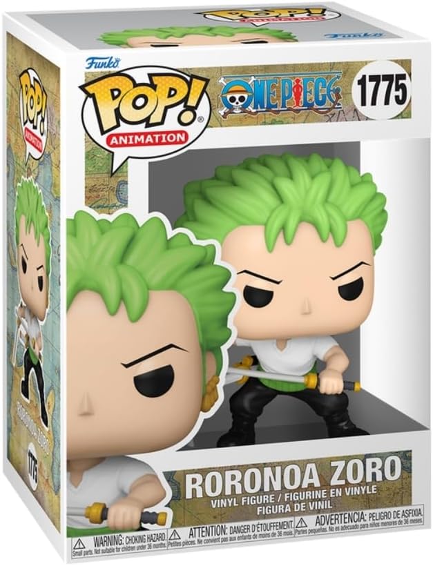 FUNKO POP ONE PIECE - ZORO COM DUAS ESPADAS