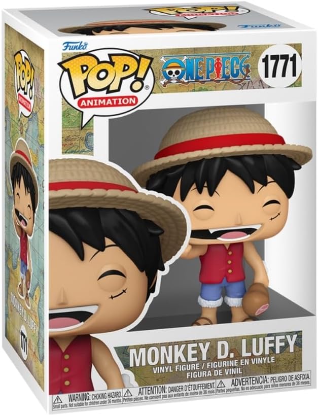FUNKO POP ONE PIECE - LUFFY COM CARNE