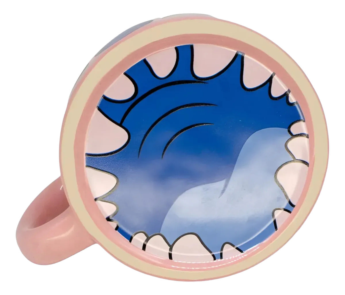 CANECA ORNAMENTO DECORATIVO ANGEL STITCH ZONACRIATIVA 450ML