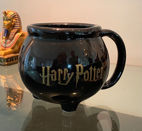 CANECA 3D HARRY POTTER CALDEIRÃO HOGWARTS NERD 500ML