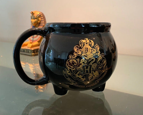 CANECA 3D HARRY POTTER CALDEIRÃO HOGWARTS NERD 500ML