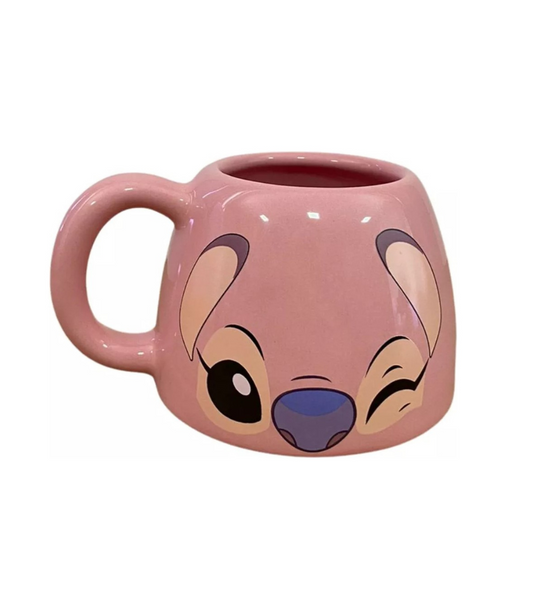 CANECA ORNAMENTO DECORATIVO ANGEL STITCH ZONACRIATIVA 450ML