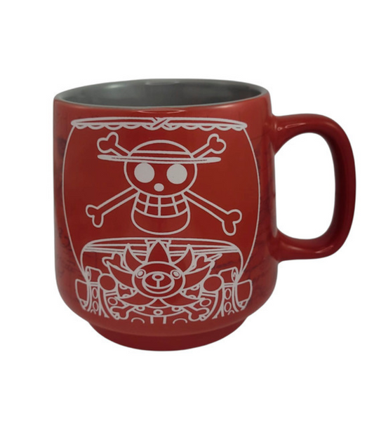 CANECA ONE PIECE 470ML CERÂMICA NERD COLECIONÁVEL