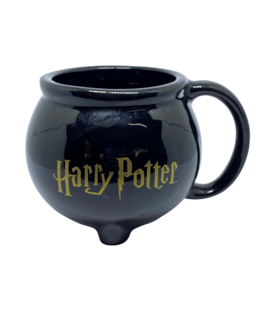 CANECA 3D HARRY POTTER CALDEIRÃO HOGWARTS NERD 500ML