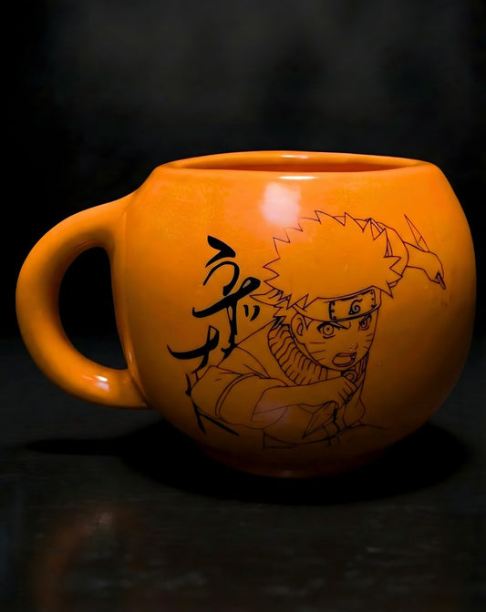 CANECA NARUTO UZUMAKI, ARTE PREMIUM, EDIÇÃO ESPECIAL, COLECIONADORES