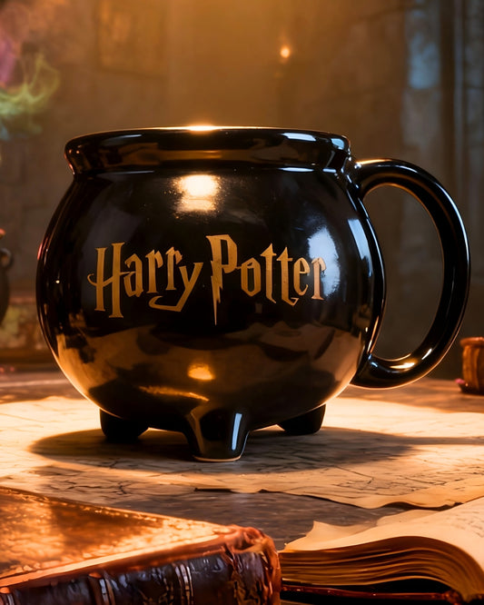 CANECA HARRY POTTER CALDEIRÃO HOGWARTS 3D PREMIUM 500ML