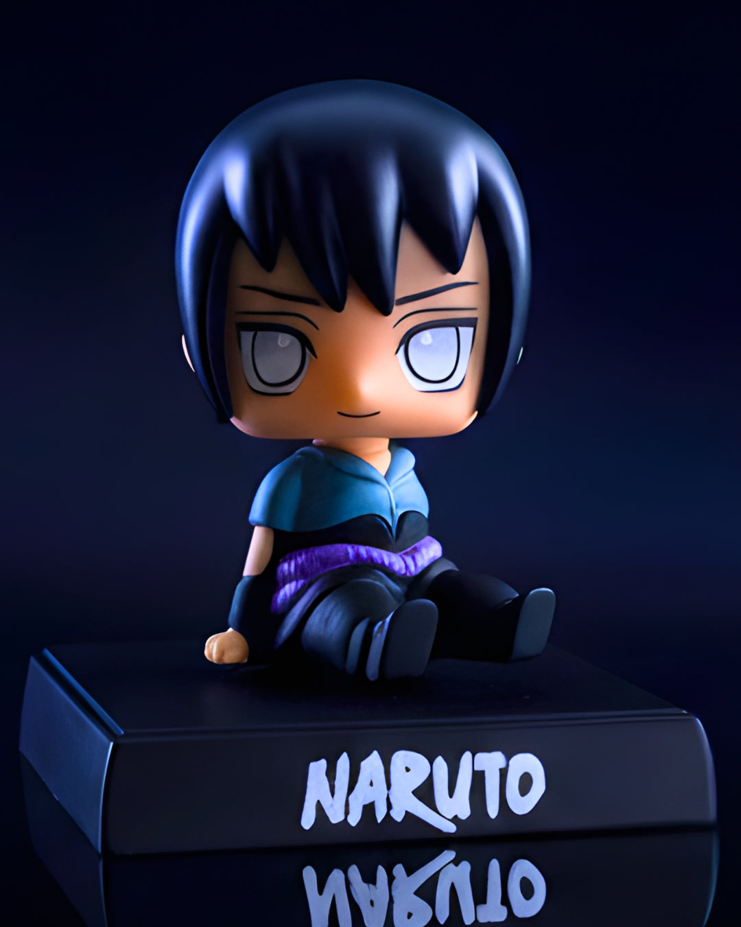 NENDOROID SASUKE UCHIHA MINIATURA COLECIONÁVEL PARA FÃS DE NARUTO
